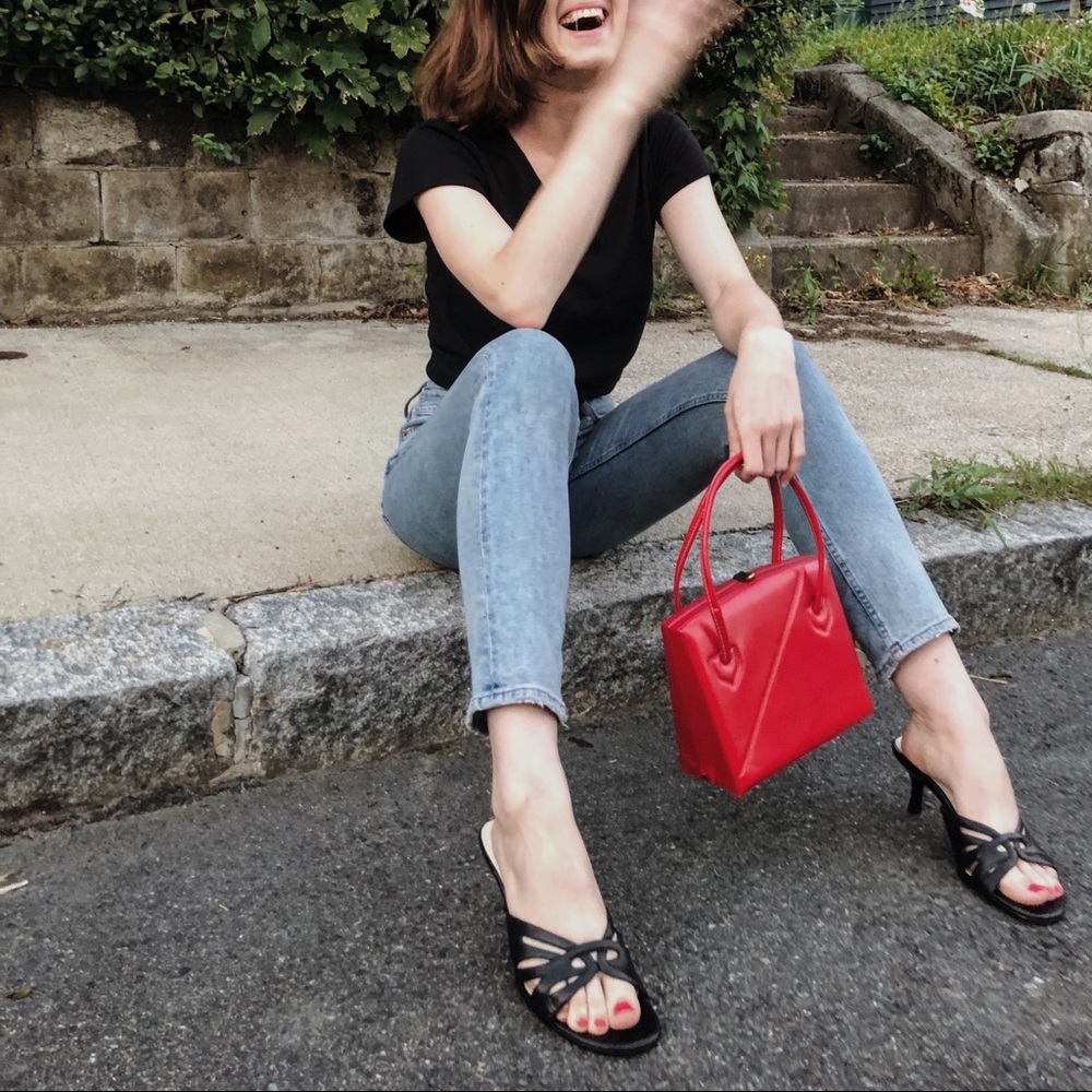 Perfect Vintage Red Handbag